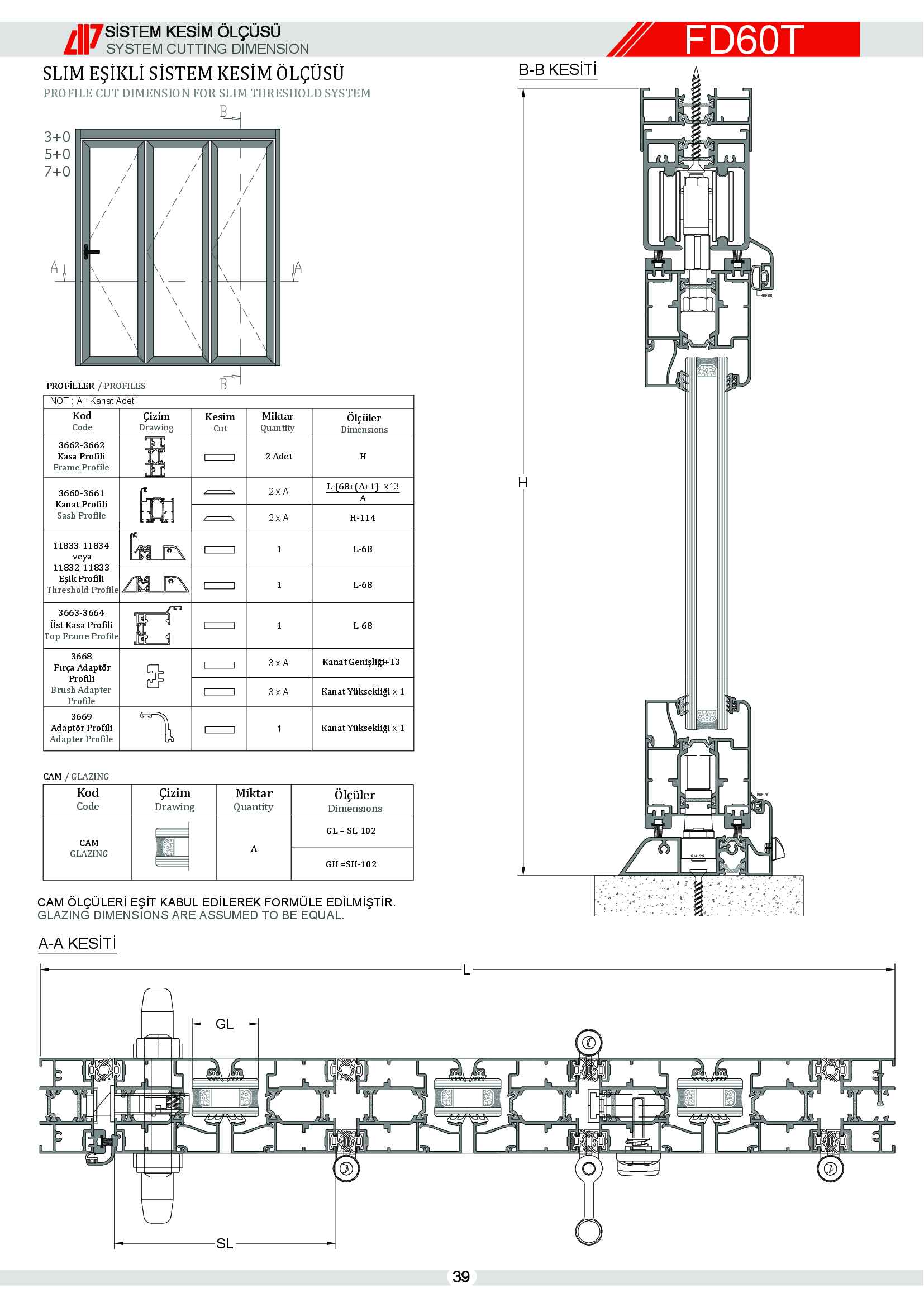 Aluminyum Katlanır Kapı 42